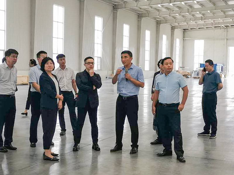 2020年9月中關村科技園區(qū)管理委員會副主任翁啟文，中信聯(lián)副理事長兼秘書長、北京國信數(shù)字化轉型技術研究院院長周劍來晶創(chuàng)考察指導